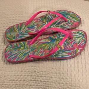 Lily Pulitzer flip flops